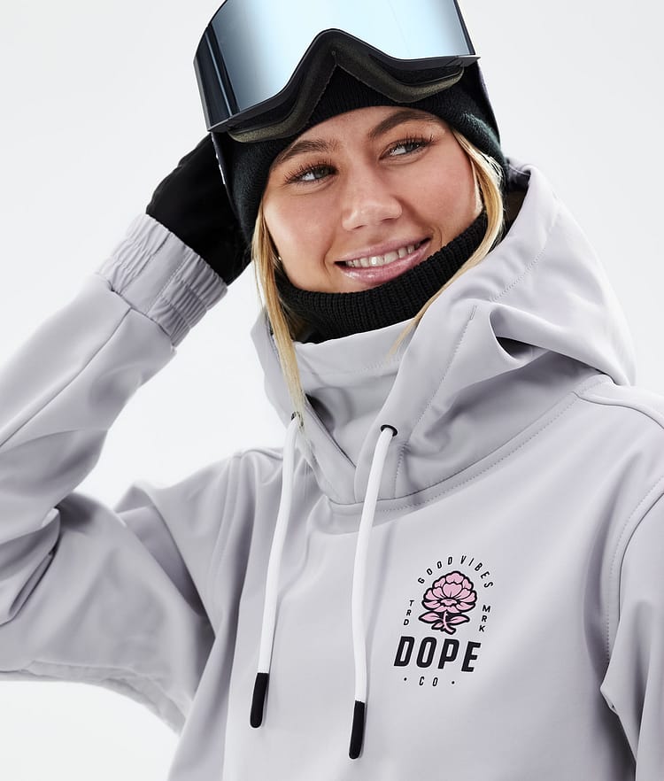Dope Yeti W 21 Kurtka Narciarska Kobiety Rose Light Grey, Zdjęcie 3 z 8