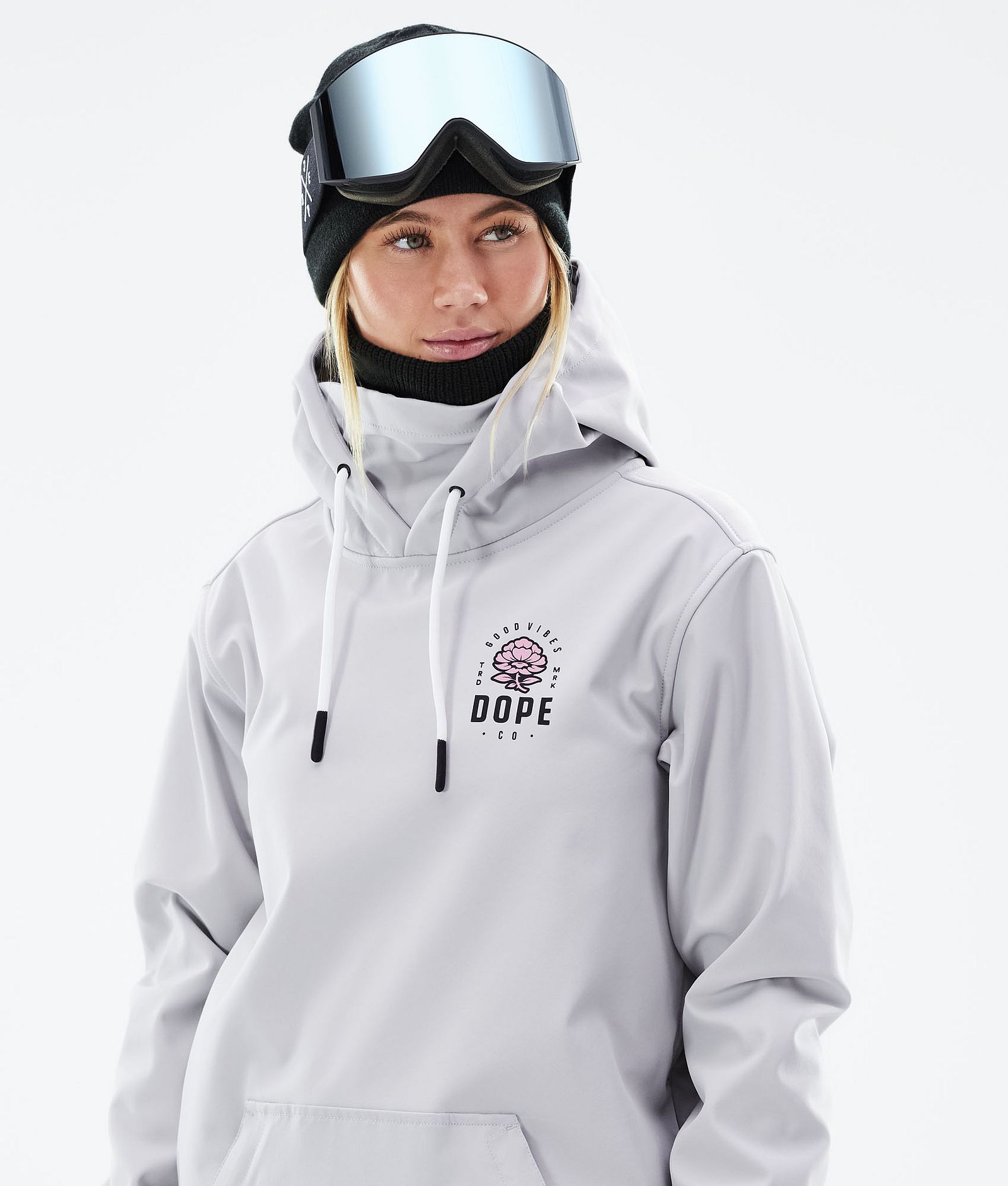 Dope Yeti W 2021 Kurtka Snowboardowa Kobiety Rose Light Grey, Zdjęcie 4 z 8