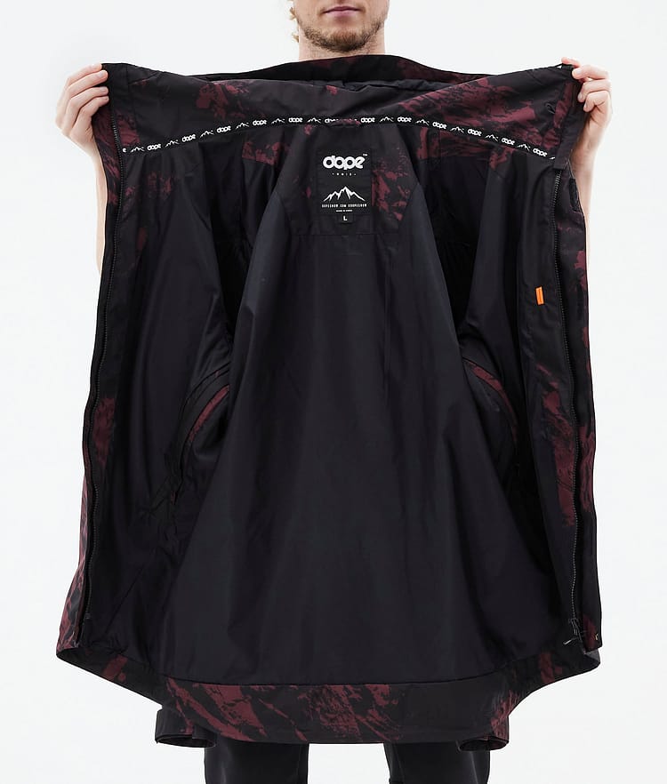 Dope Ranger Light Jakke Herre Paint Burgundy, Billede 10 af 10