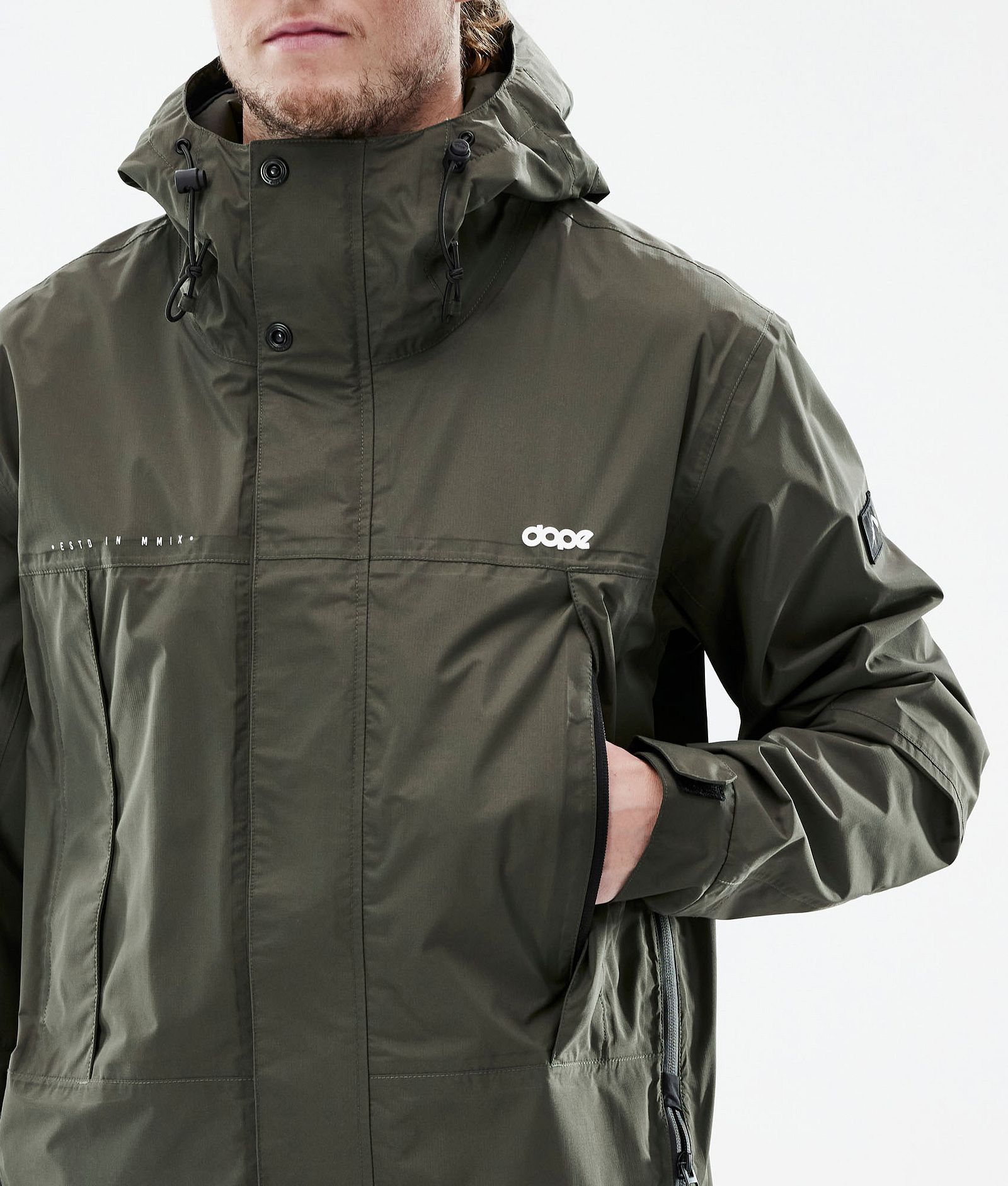 Dope Ranger Light Giacca Outdoor Uomo Olive Green, Immagine 9 di 10