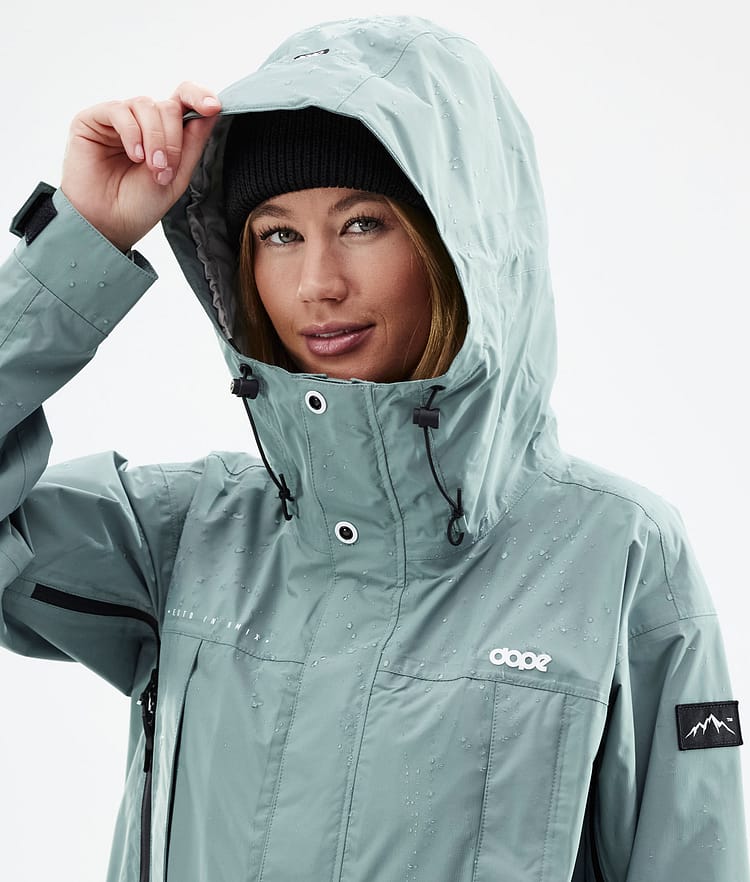 Dope Ranger Light W Outdoor Jacket Women Faded Green, Image 5 of 10