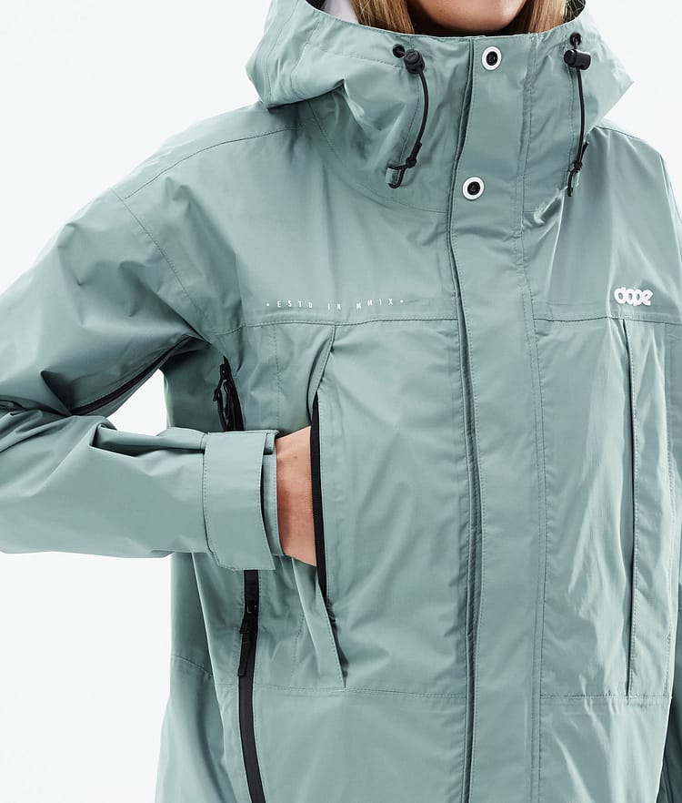 Dope Ranger Light W Outdoor Jacket Women Faded Green, Image 9 of 10