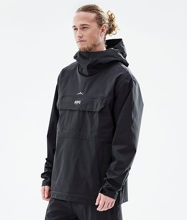 Dope Downpour Rain Jacket Men Black Renewed