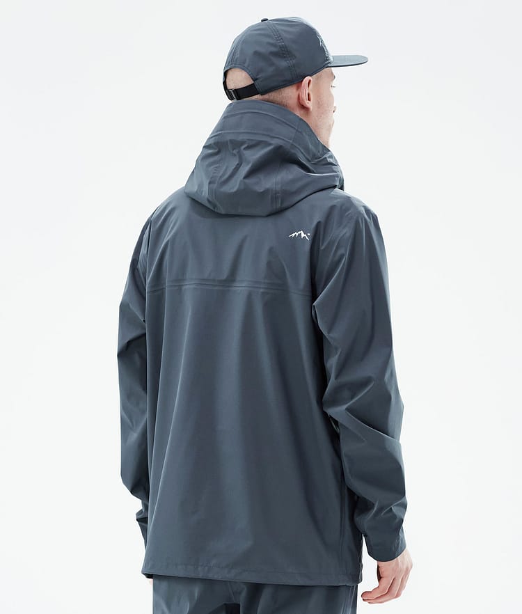 Dope Downpour Rain Jacket Men Metal Blue Renewed, Image 7 of 10