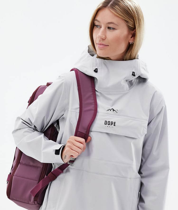 Dope Downpour W Rain Jacket Women Light Grey, Image 2 of 10