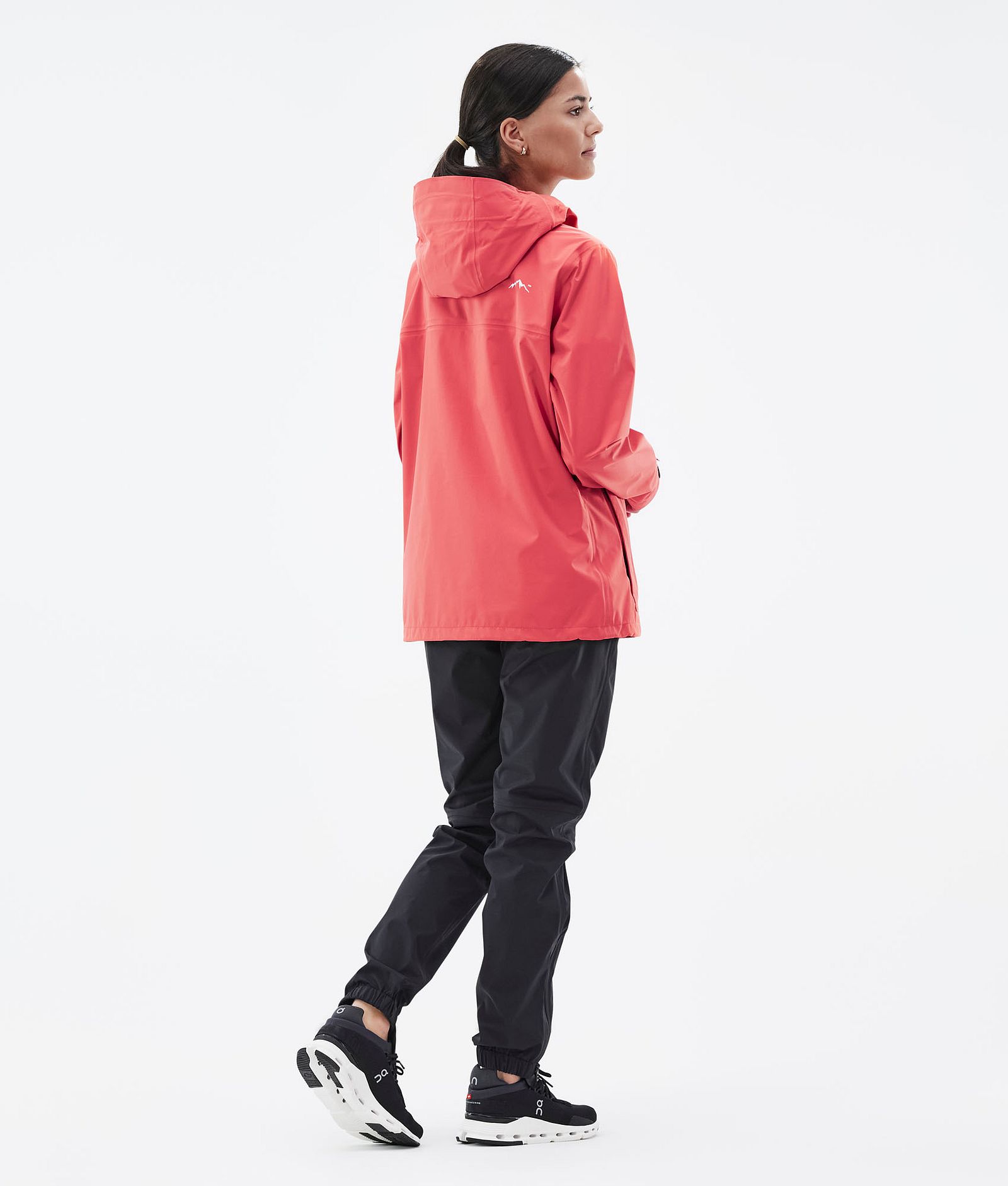 Dope Downpour W Rain Jacket Women Coral, Image 4 of 9