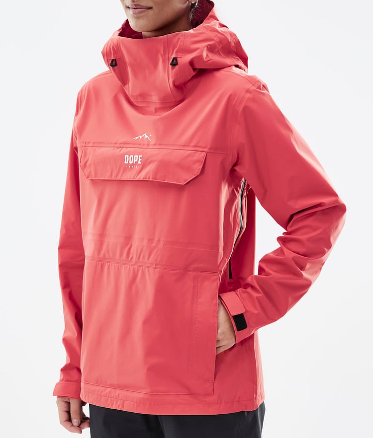 Dope Downpour W Rain Jacket Women Coral, Image 8 of 9