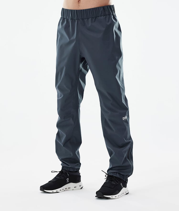 Dope Downpour Rain Pants Men Metal Blue Renewed, Image 8 of 9