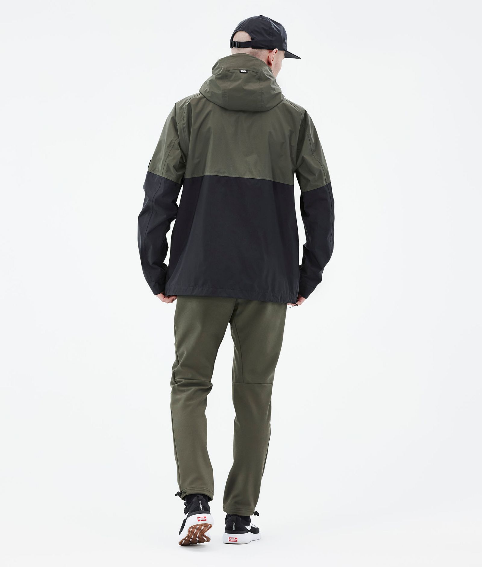 Dope Hiker Light Outdoor Jacket Men Olive Green/Black, Image 4 of 9