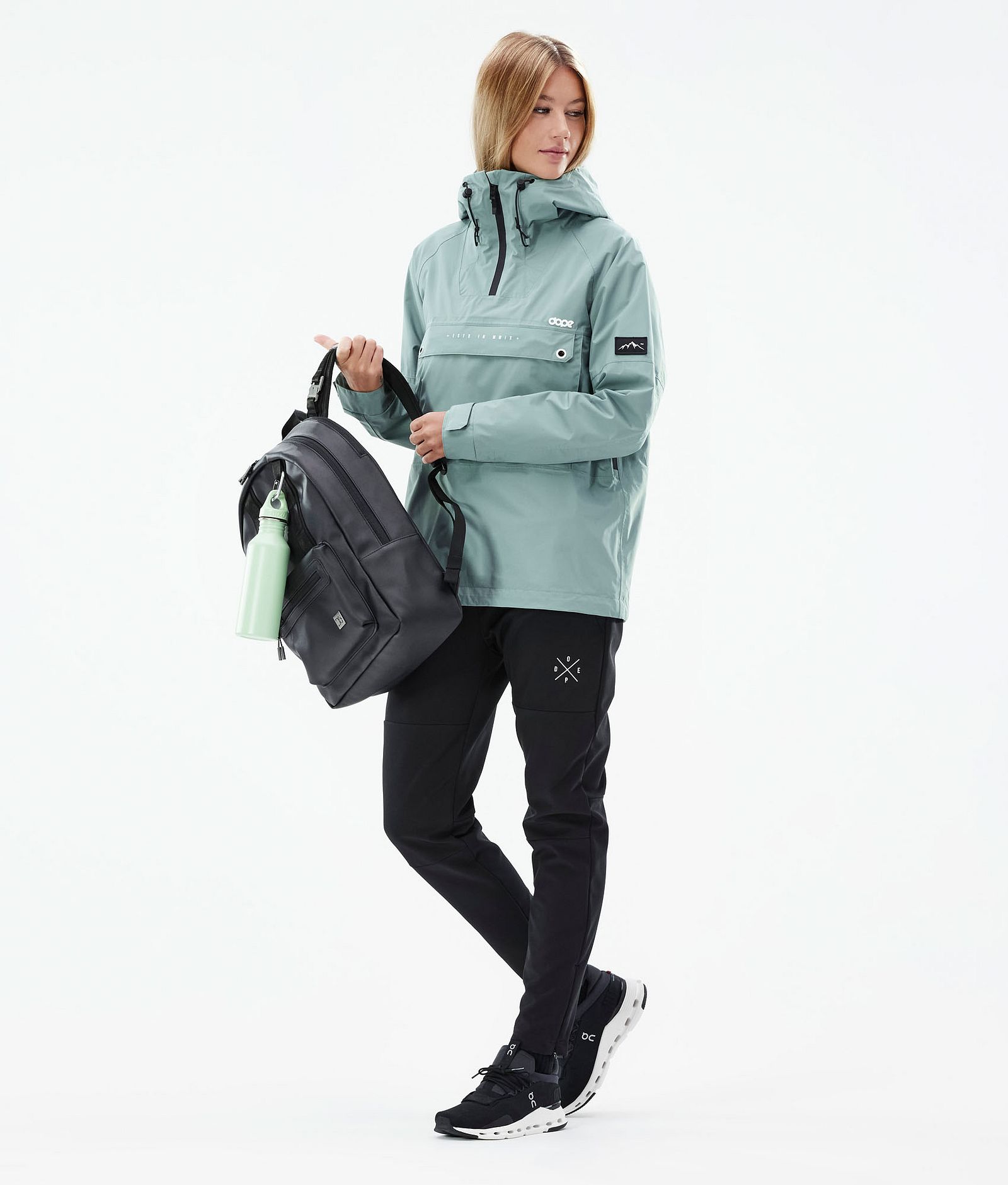 Dope Hiker Light W Veste Randonnée Femme Faded Green, Image 3 sur 9