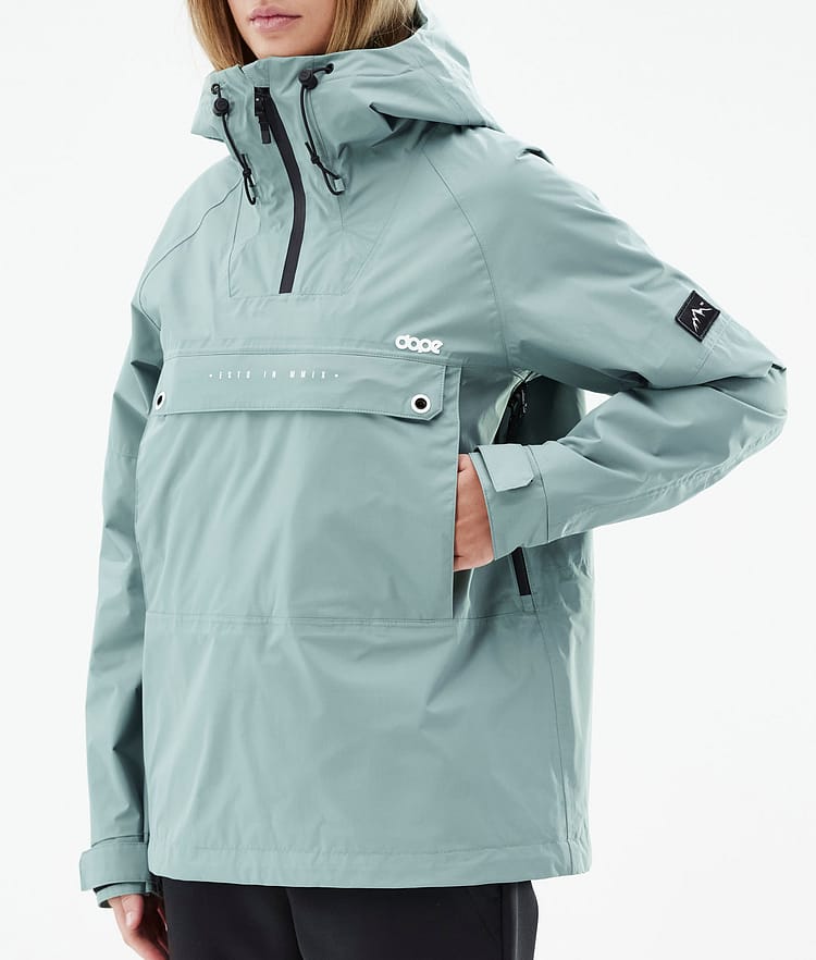 Dope Hiker Light W Outdoor Jacket Women Faded Green Renewed, Image 8 of 9