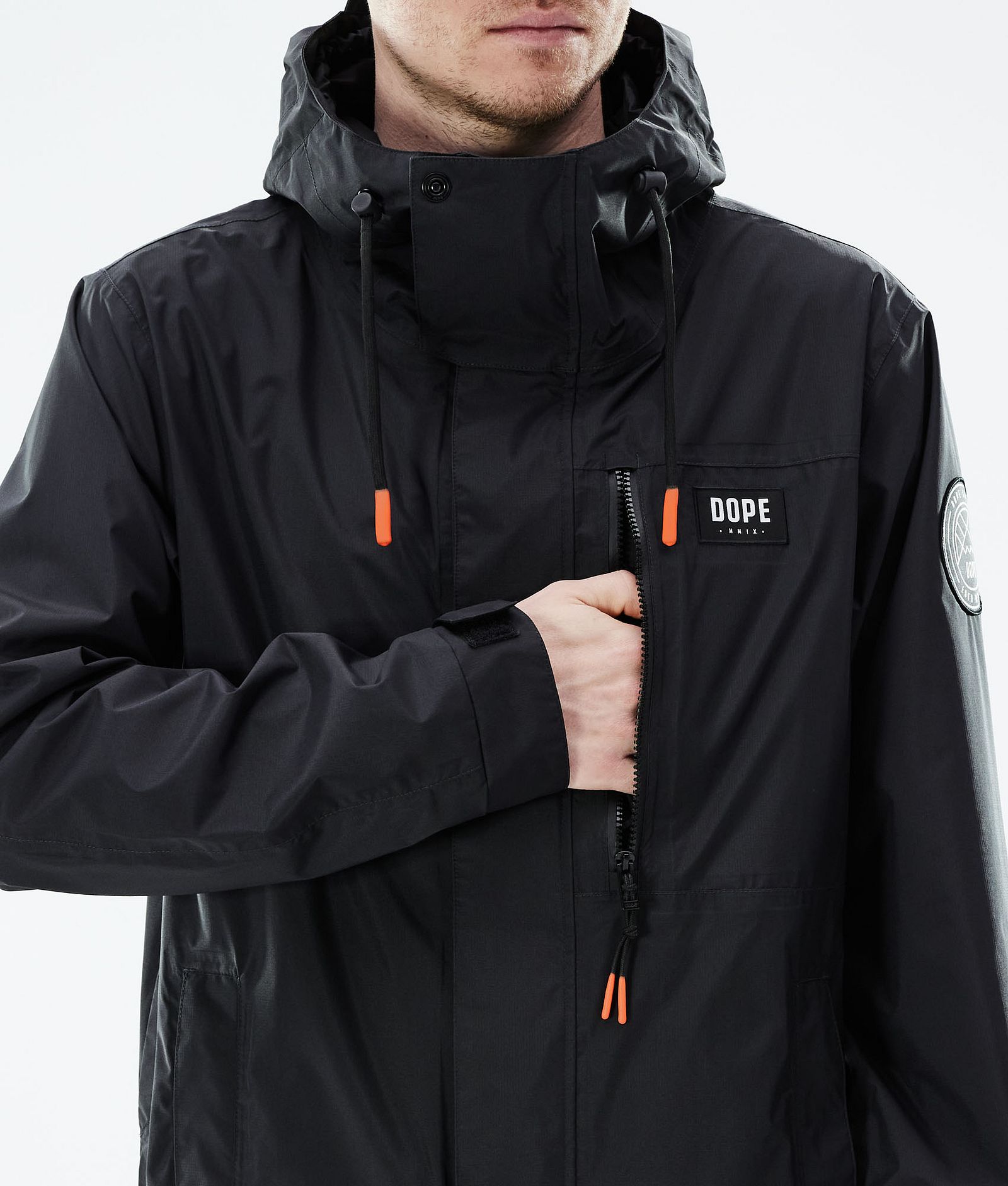 Dope Blizzard Light Full Zip Giacca Outdoor Uomo Black, Immagine 8 di 9