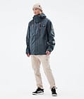 Dope Blizzard Light Full Zip Outdoorjacke Herren Metal Blue, Bild 3 von 10