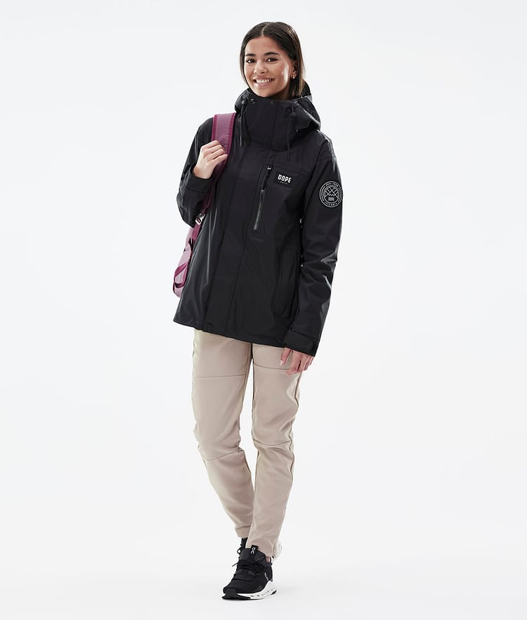 Dope Blizzard Light W Full Zip Outdoorjacke Damen Black, Bild 3 von 10