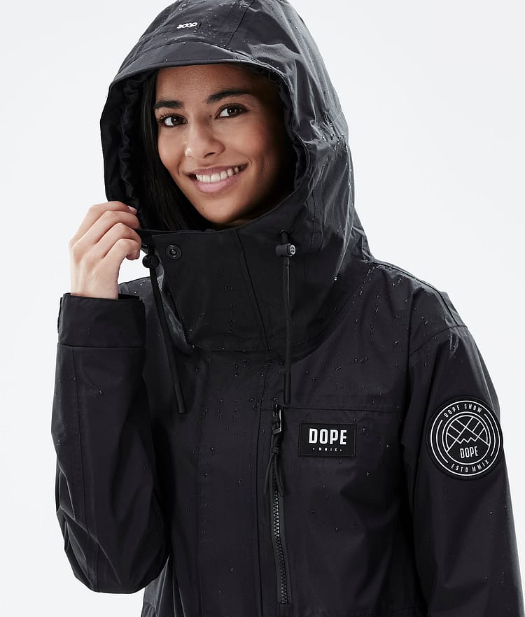 Dope Blizzard Light W Full Zip Outdoorjacke Damen Black, Bild 5 von 10