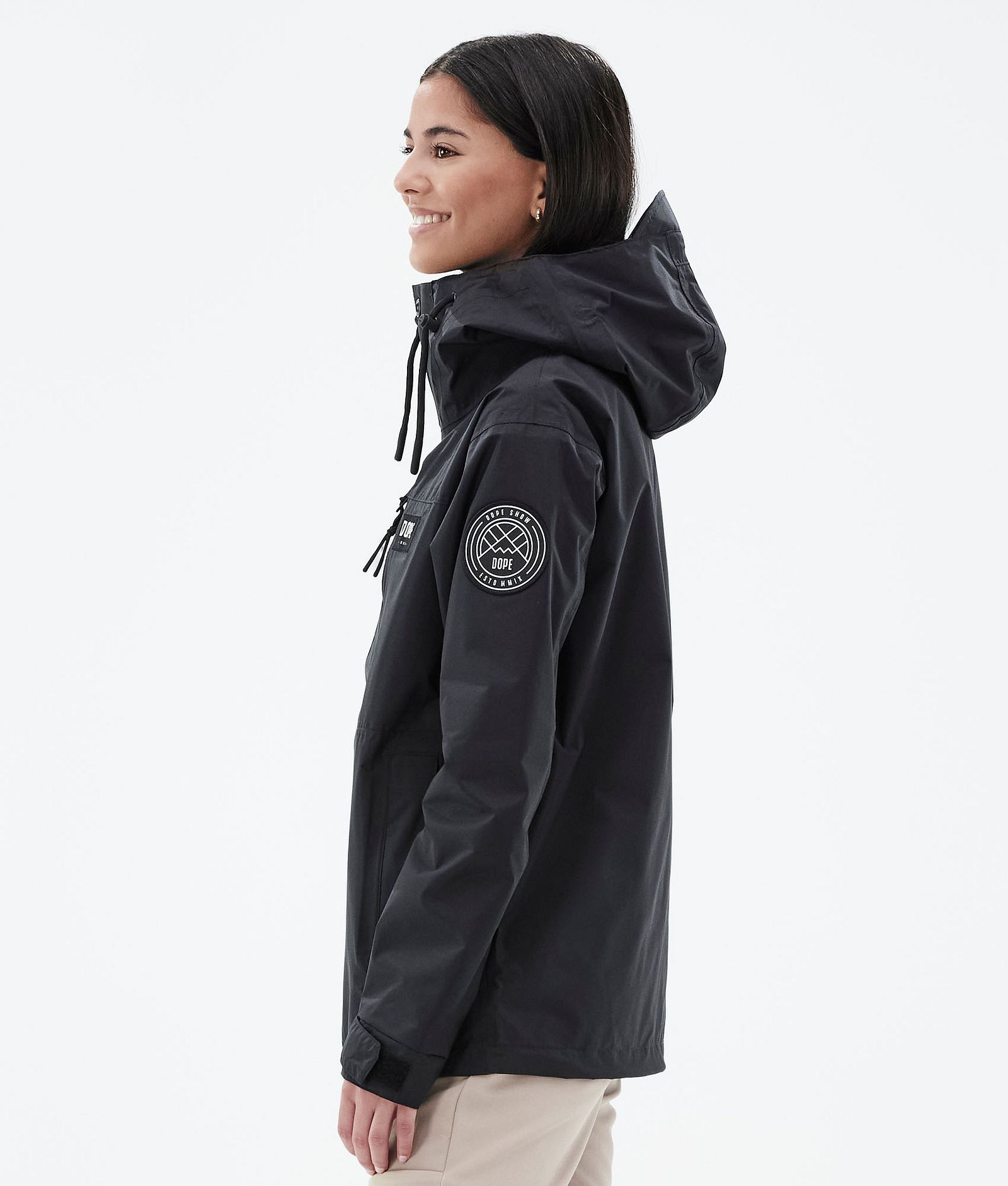 Dope Blizzard Light W Full Zip Outdoorjacke Damen Black, Bild 6 von 10