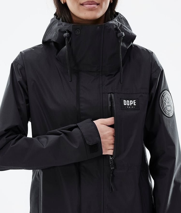 Dope Blizzard Light W Full Zip Outdoorjacke Damen Black, Bild 9 von 10