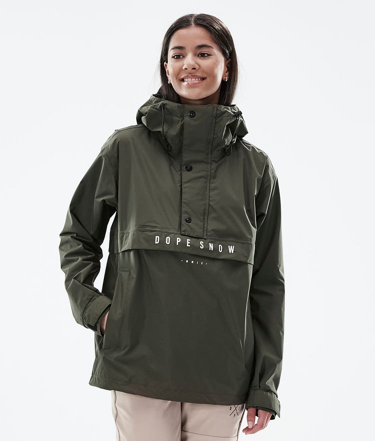 Dope Legacy Light W Jakke Dame Olive Green, Billede 1 af 9