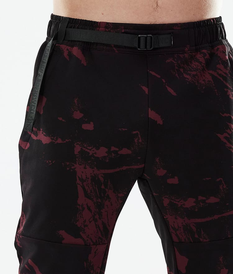 Dope Nomad Outdoor Pants Men Paint Burgundy, Image 6 of 9