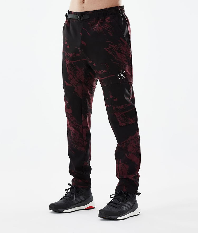 Dope Nomad Outdoor Pants Men Paint Burgundy, Image 8 of 9