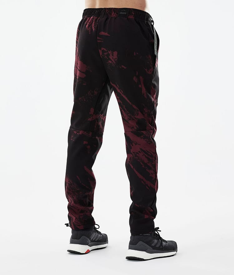 Dope Nomad Outdoor Pants Men Paint Burgundy, Image 9 of 9