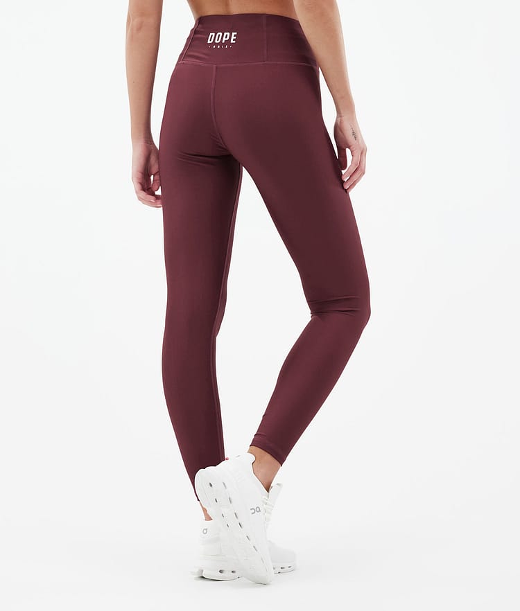 Dope Lofty Leggings Women Burgundy, Image 2 of 7