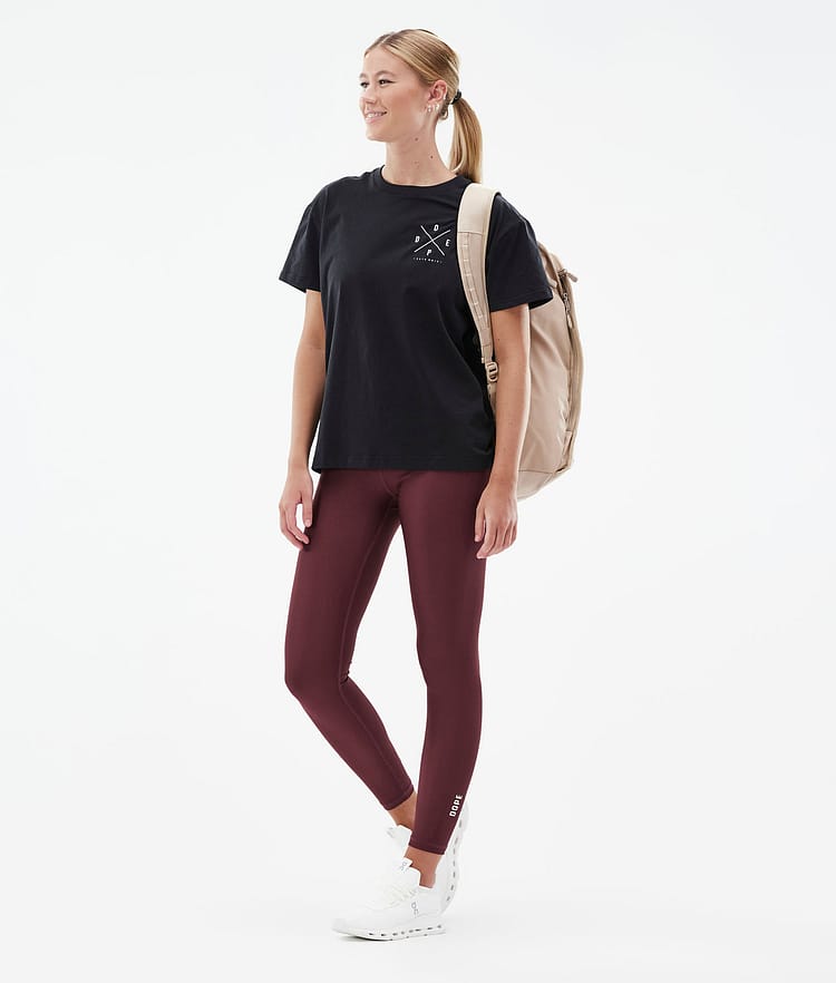 Dope Lofty Leggings Women Burgundy, Image 3 of 7