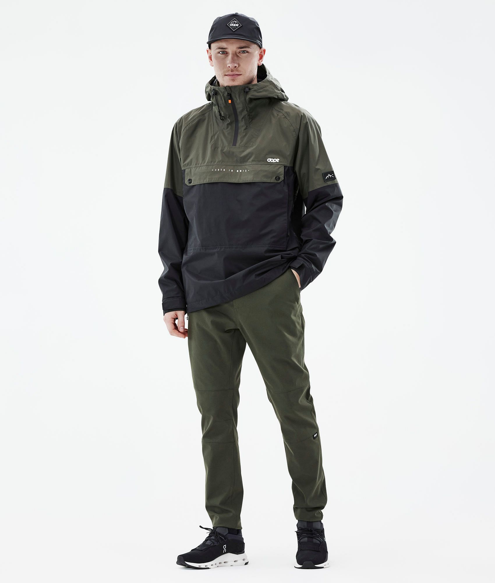 Green windbreaker hot sale pants