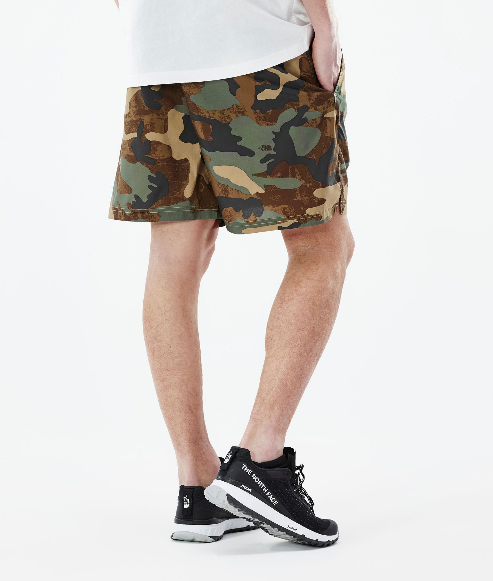 northface camo shorts