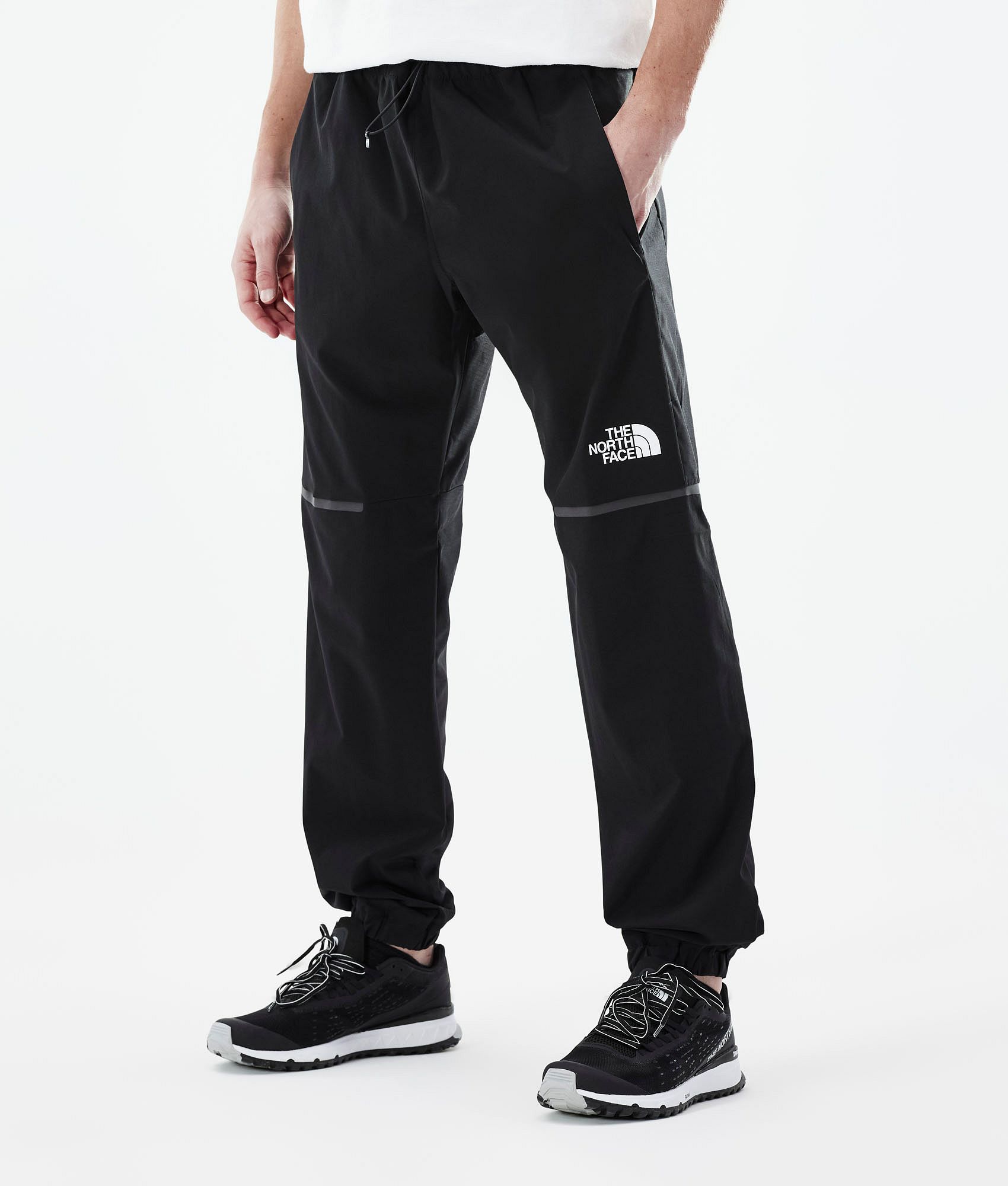 north face woven track pants