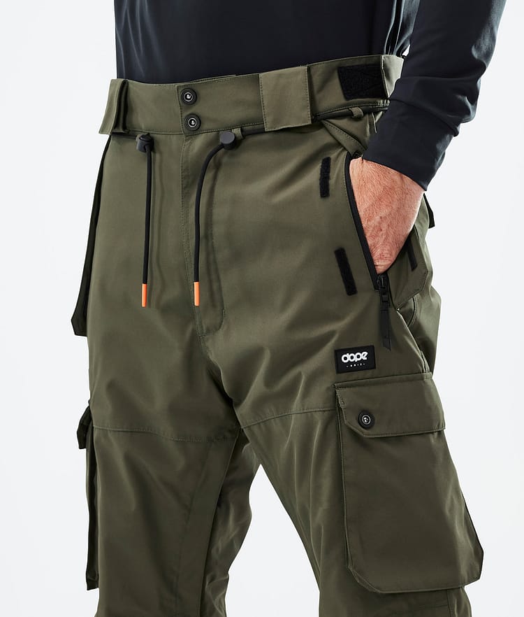Dope Iconic Spodnie Snowboardowe Mężczyźni Olive Green, Zdjęcie 5 z 7