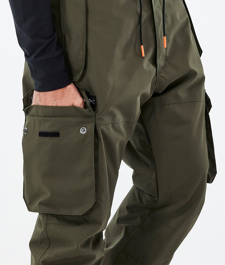 Dope Iconic Spodnie Snowboardowe Mężczyźni Olive Green, Zdjęcie 6 z 7
