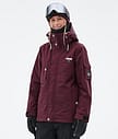 Dope Adept W Ski jas Dames Burgundy