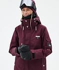 Dope Adept W Veste de Ski Femme Burgundy, Image 2 sur 10