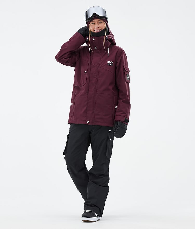 Dope Adept W Giacca Snowboard Donna Burgundy, Immagine 3 di 10