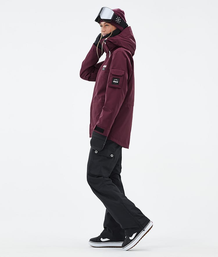 Dope Adept W Snowboard jas Dames Burgundy, Afbeelding 4 van 10