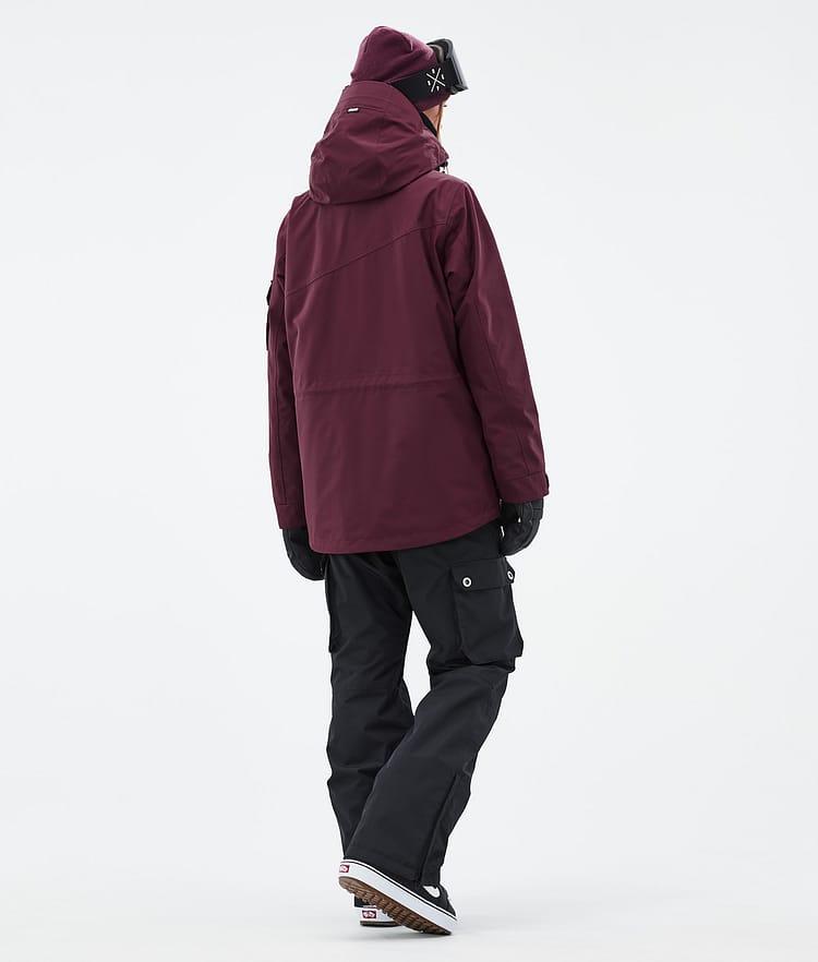 Dope Adept W Snowboard Jacket Women Burgundy, Image 5 of 10