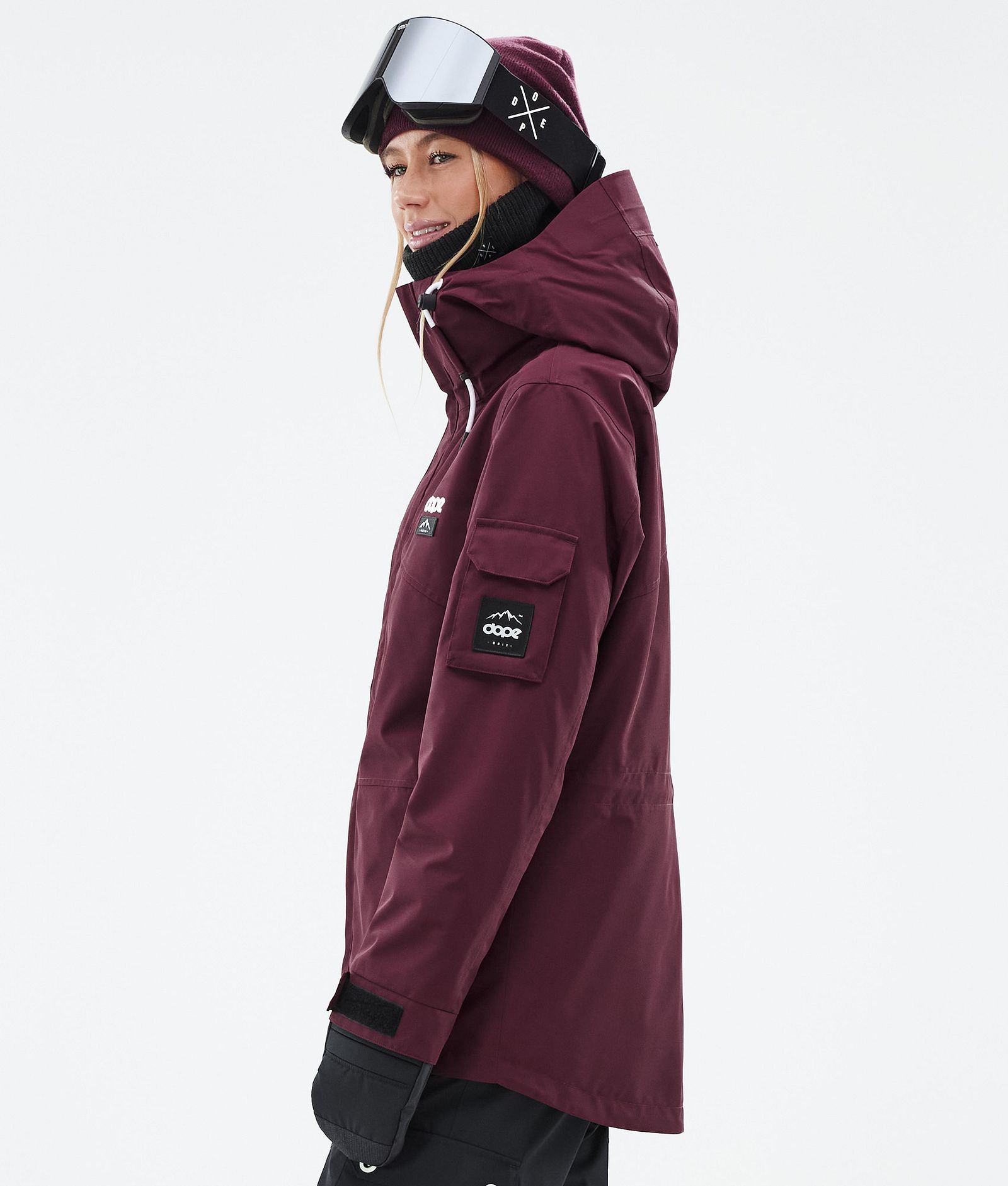 Dope Adept W Snowboard Jacket Women Burgundy, Image 6 of 10