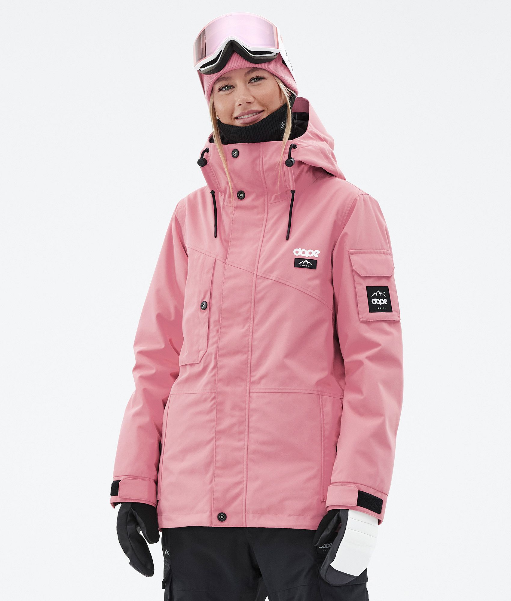 Dope Adept W Ski jas Dames Pink Black