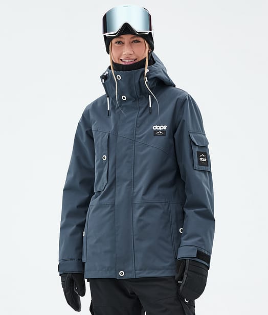 Dope Adept W Veste de Ski Femme Metal Blue