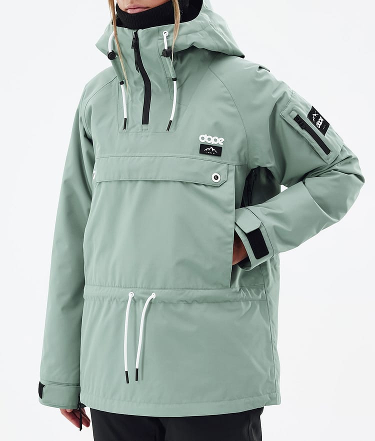 Dope Annok W Snowboard Jacket Women Faded Green, Image 8 of 8