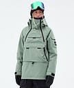 Dope Akin W Kurtka Snowboardowa Kobiety Faded Green