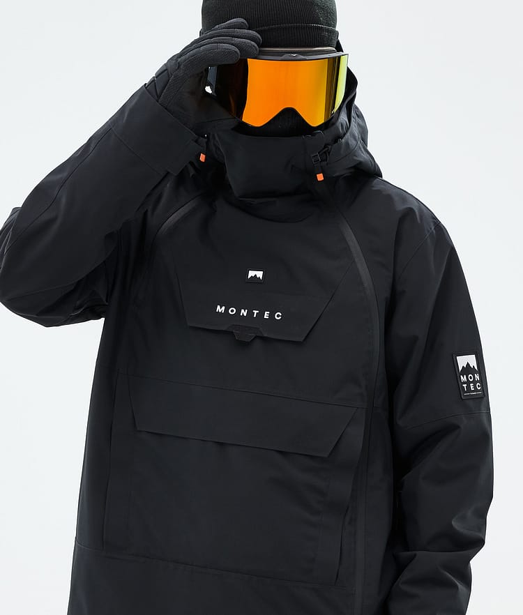 Montec Doom Kurtka Snowboardowa Mężczyźni Black, Zdjęcie 2 z 11