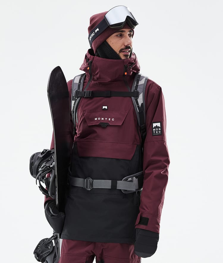 Montec Doom Snowboardjacke Herren Burgundy/Black, Bild 1 von 11