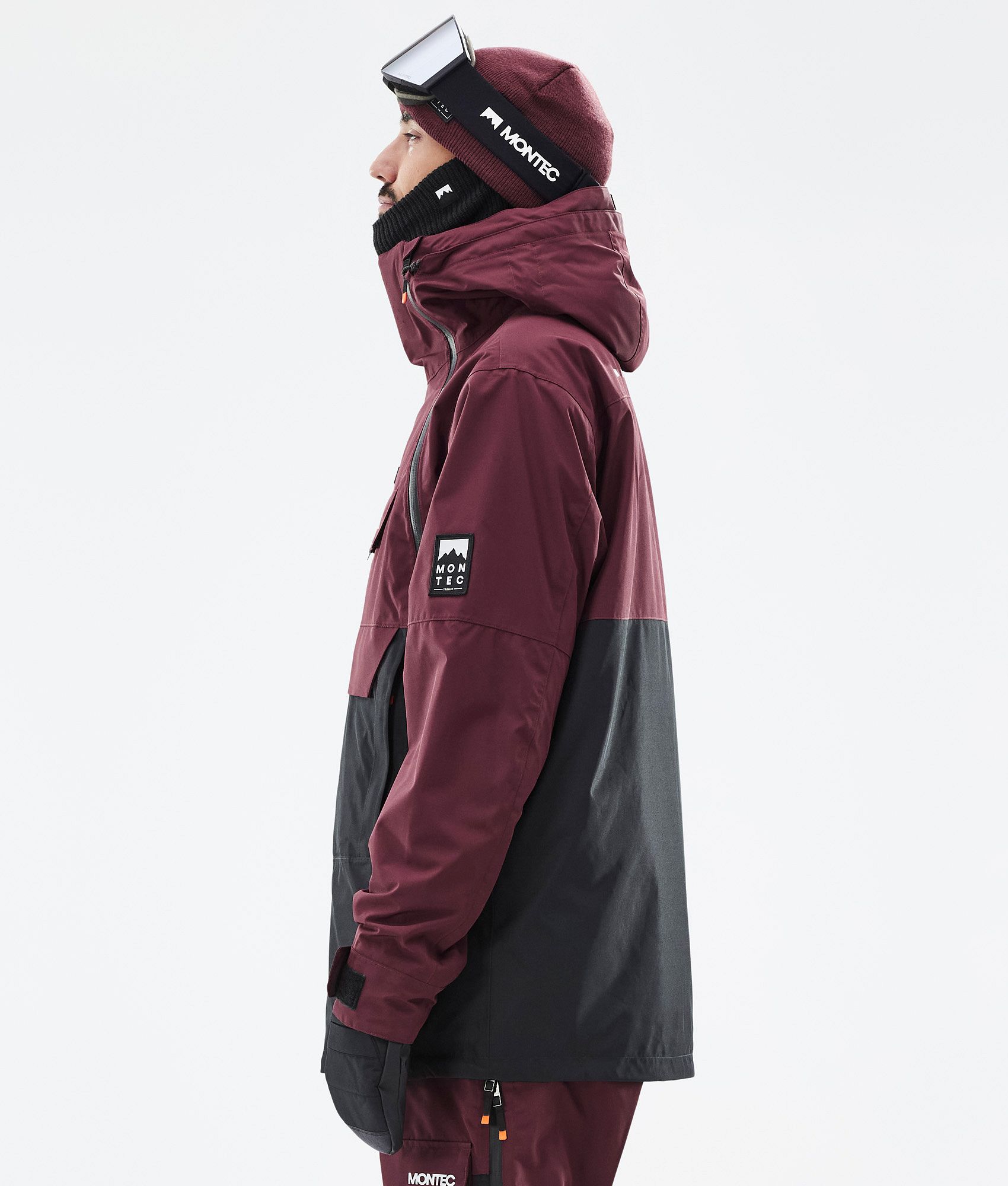 Burgundy snowboard jacket best sale