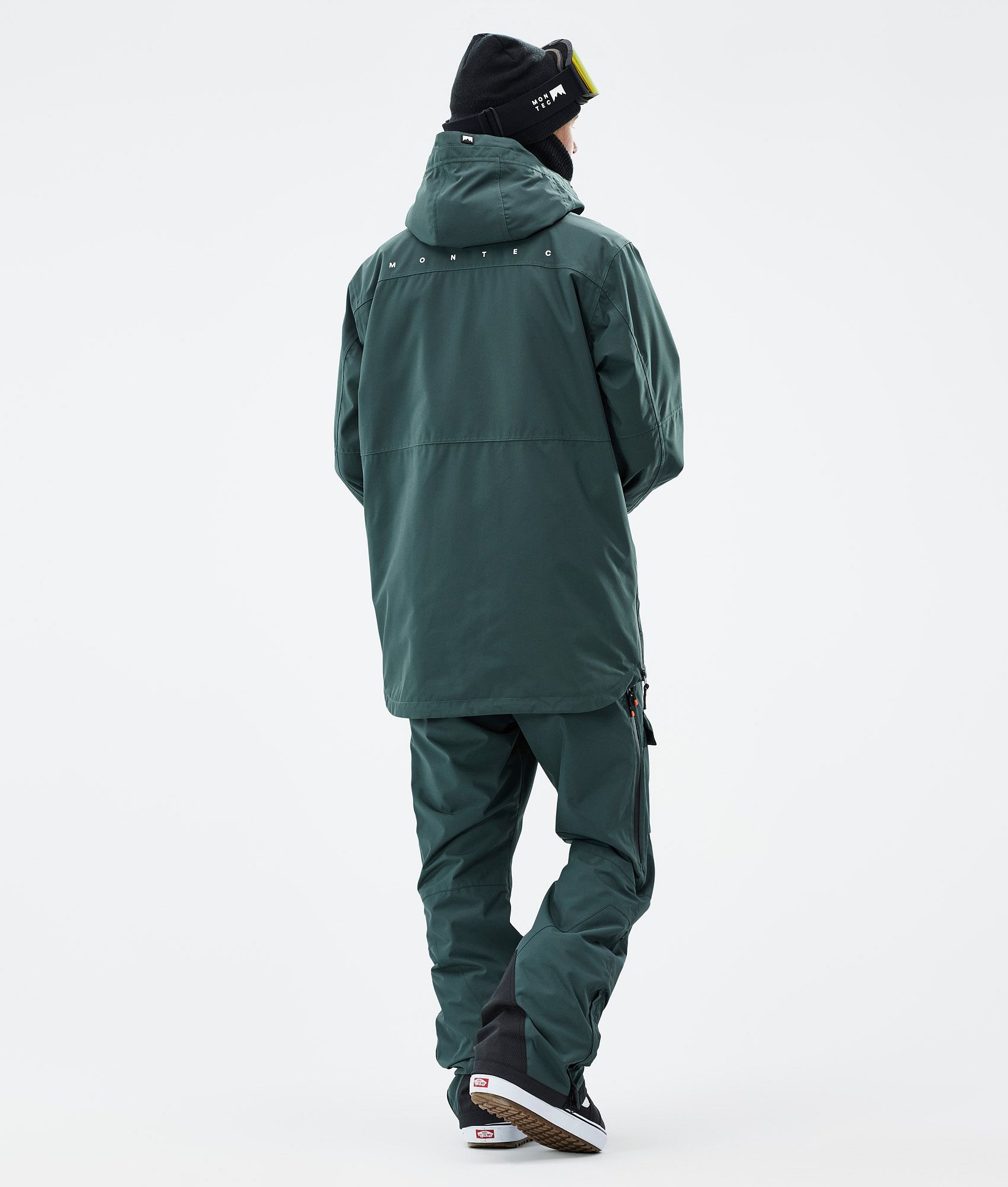 Dark green store snowboard jacket