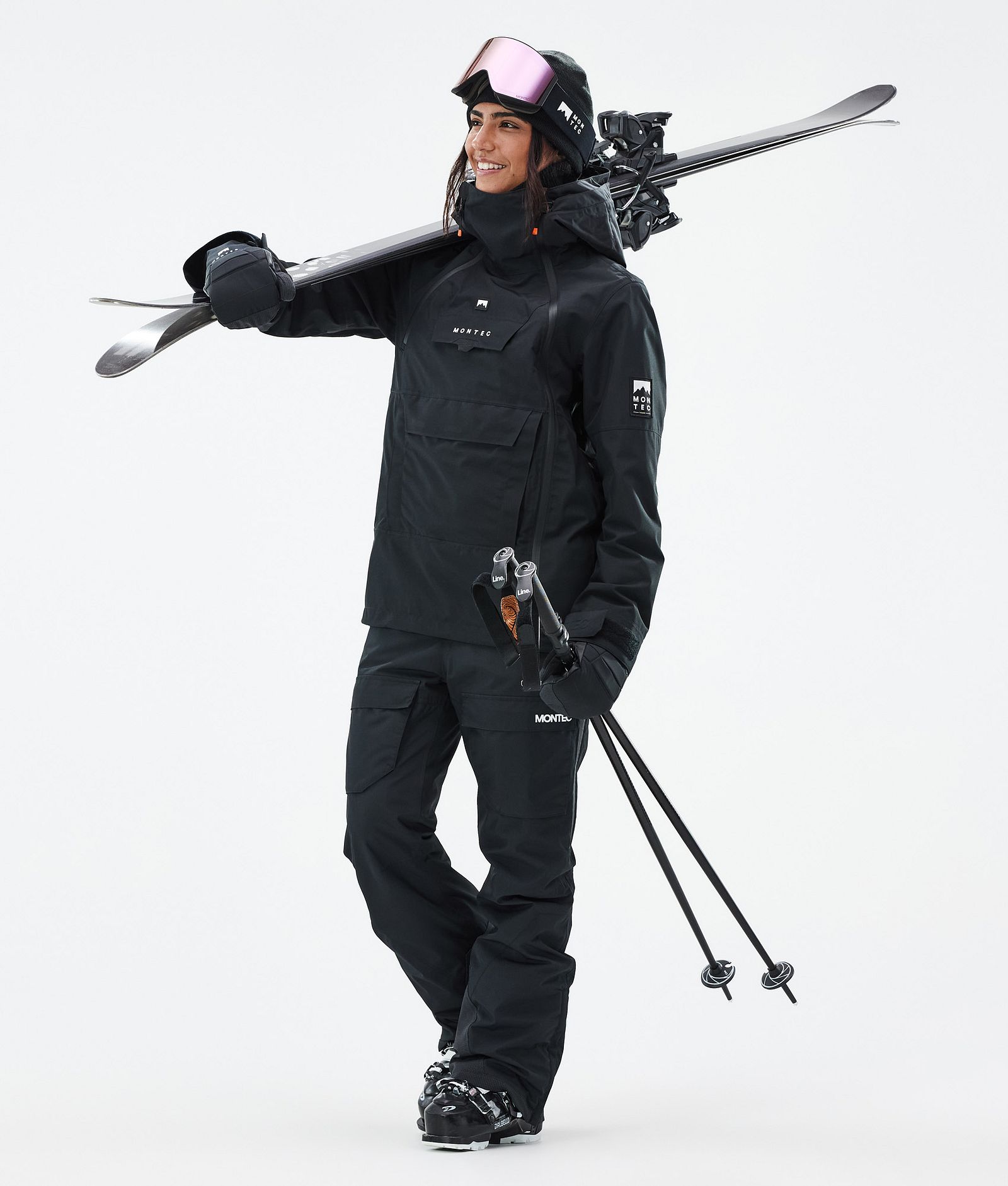 Montec Doom W Veste de Ski Femme Black, Image 3 sur 11