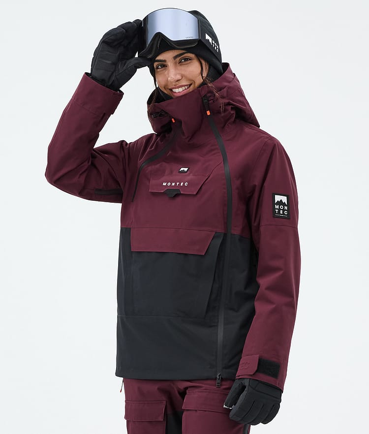 Montec Doom W Bunda na Snowboard Dámské Burgundy/Black, Obrázek 1 z 11