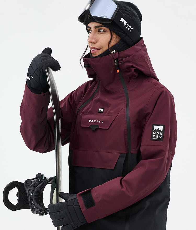 Montec Doom W Bunda na Snowboard Dámské Burgundy/Black, Obrázek 2 z 11