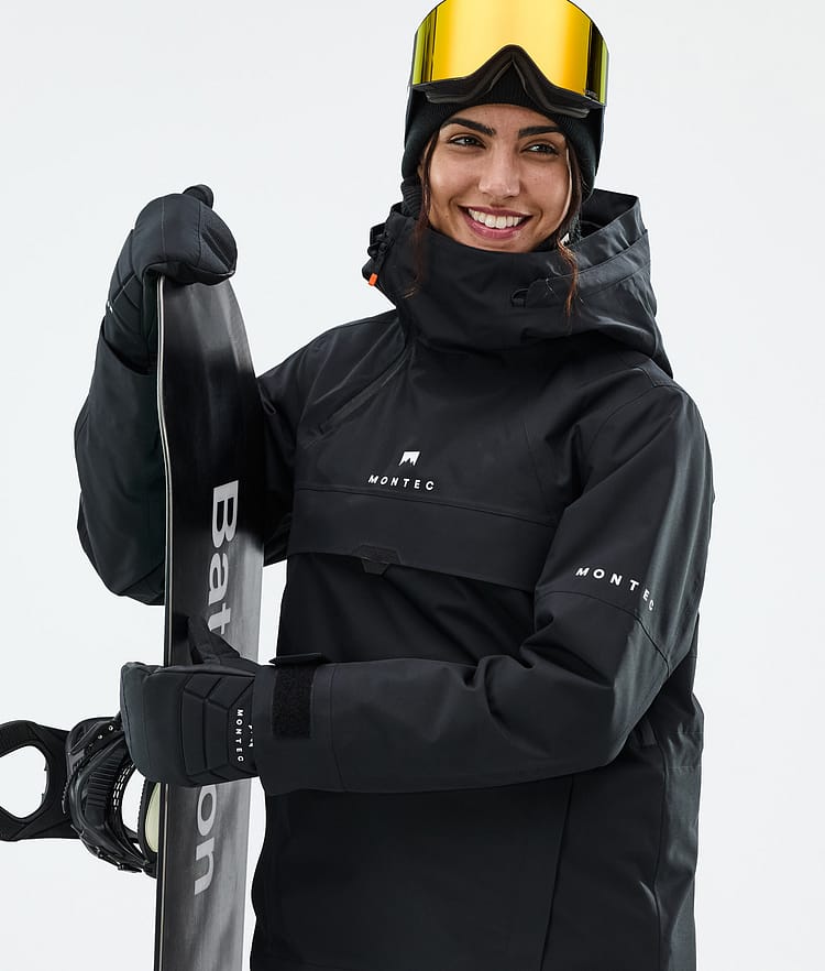 Montec Dune W Kurtka Snowboardowa Kobiety Black, Zdjęcie 2 z 9